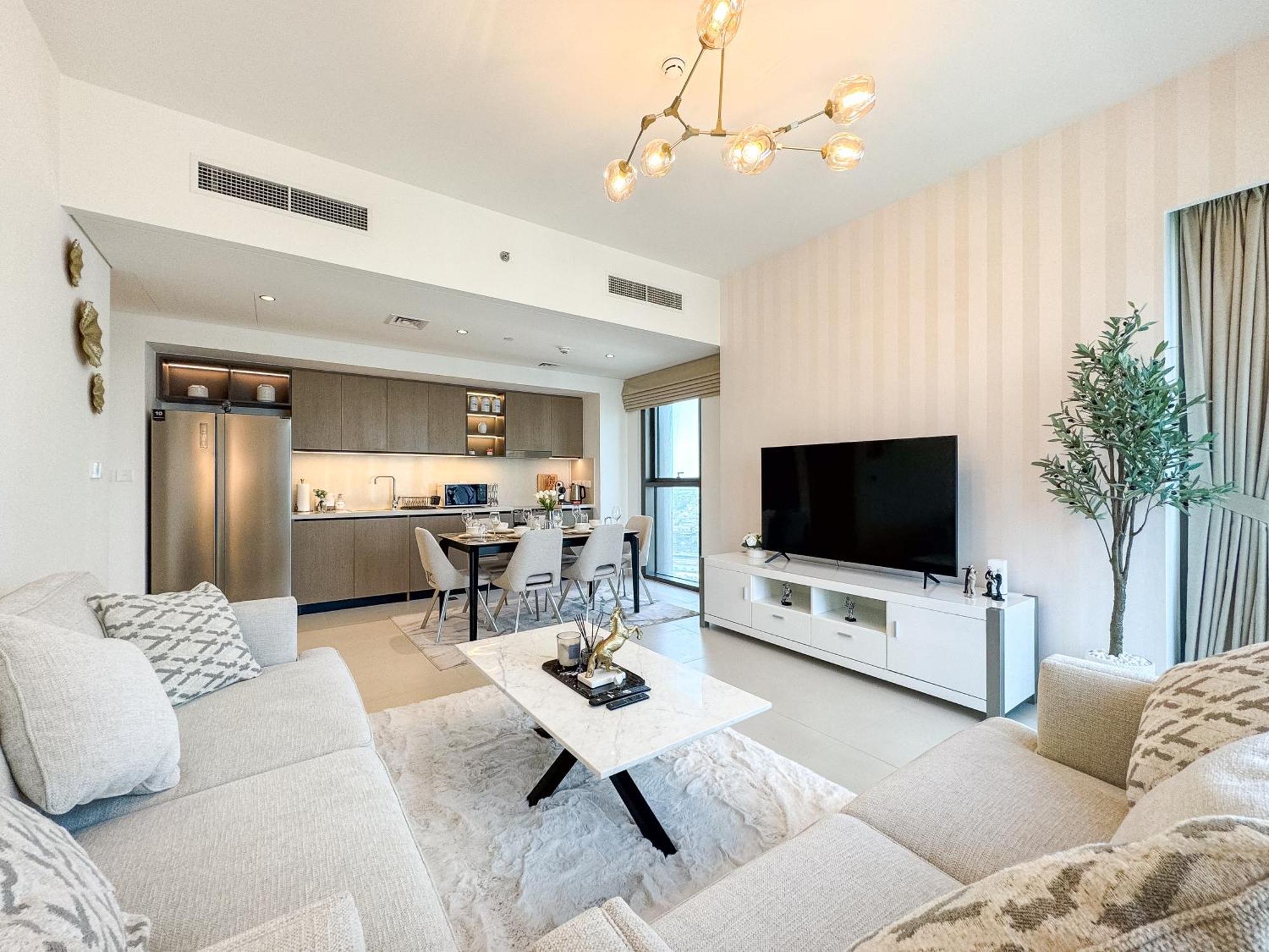 In First Class At Downtown By 2nd Home, - 2br - Burj Khalifa View *