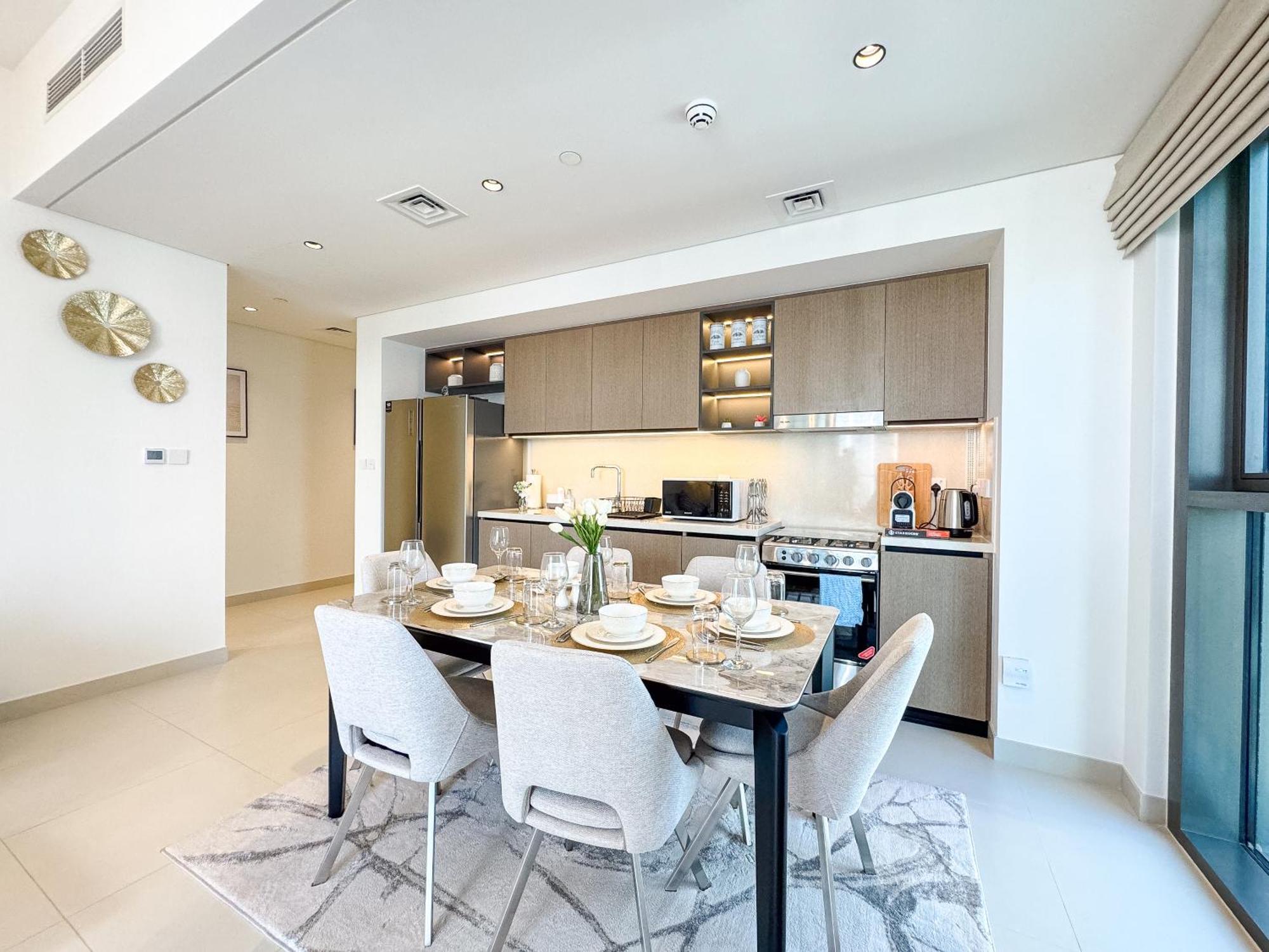 In First Class At Downtown By 2nd Home, - 2br - Burj Khalifa View * Dubai